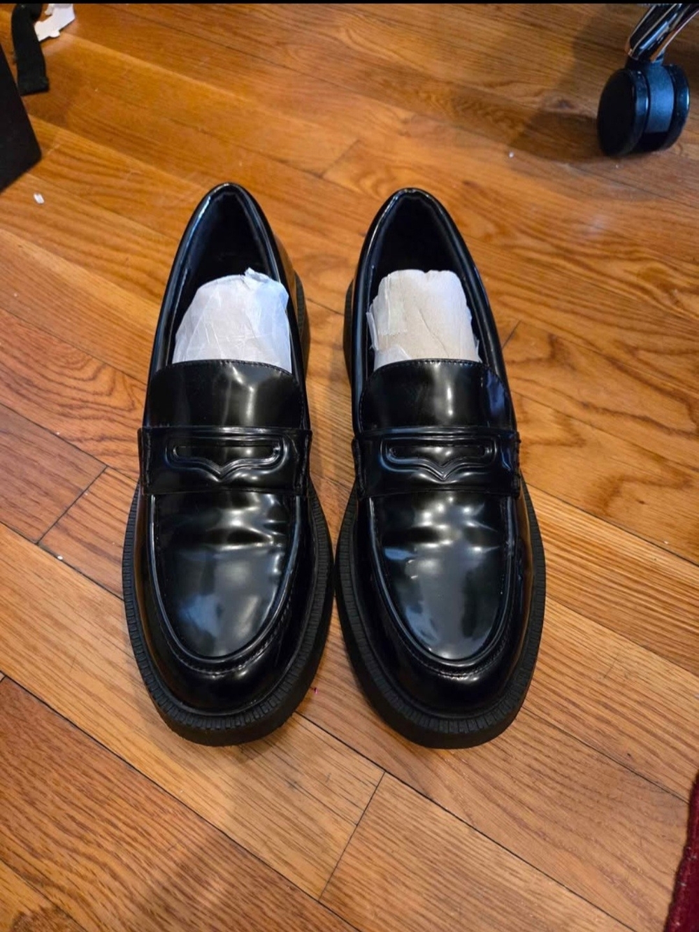 Zara Black Women's Penny Loafers